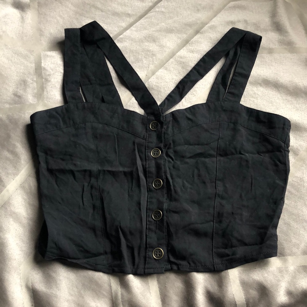 Strapped crop top